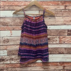 Beautees girls stripped tank top. Size:Girls M